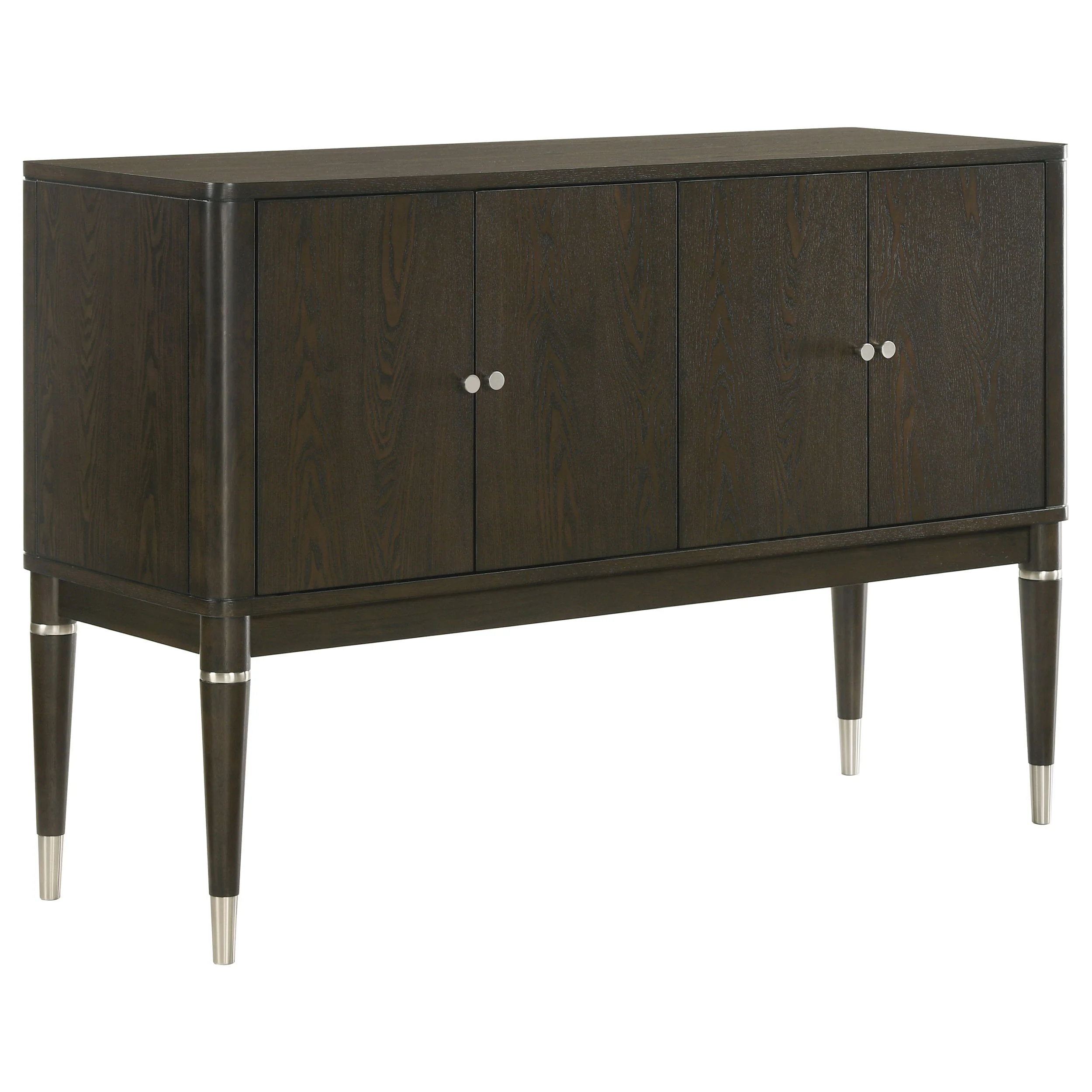 Reseda - 4-Door Dining Sideboard Server With Shelves - Ash Brown - Image 15