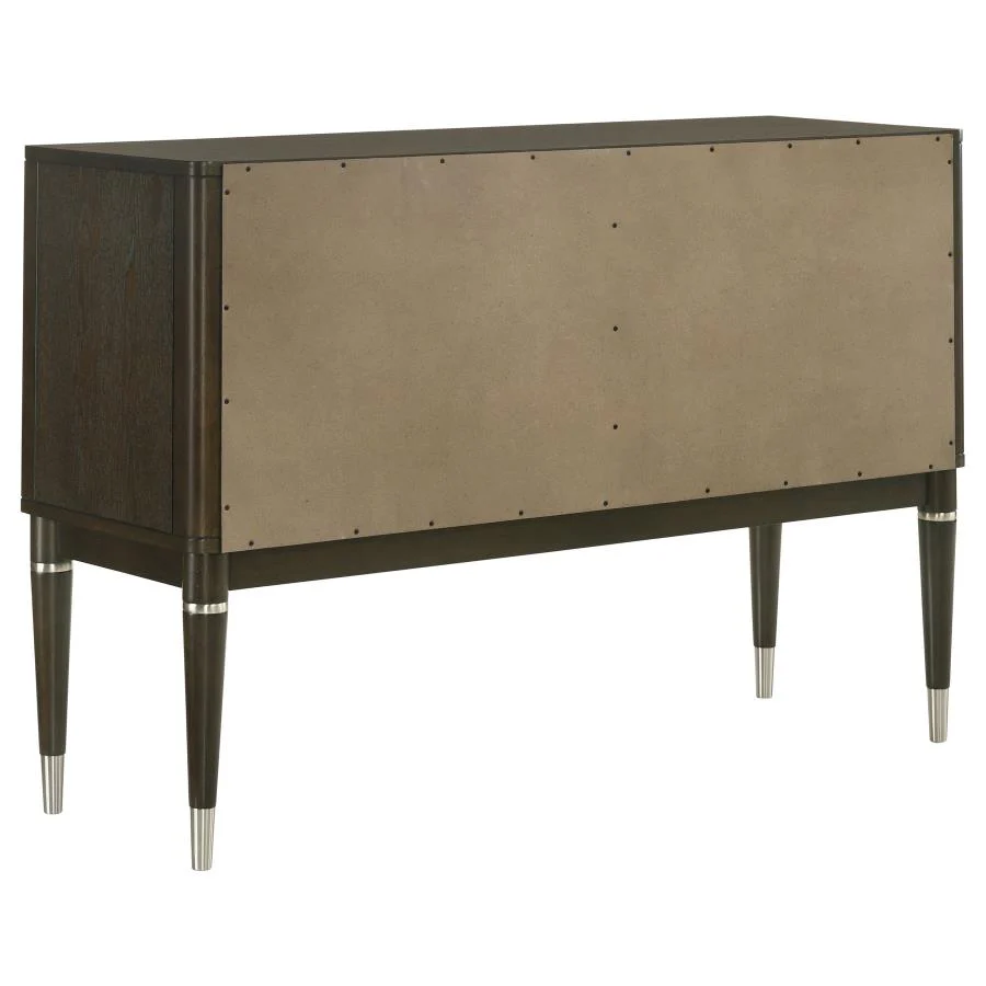 Reseda - 4-Door Dining Sideboard Server With Shelves - Ash Brown - Image 7