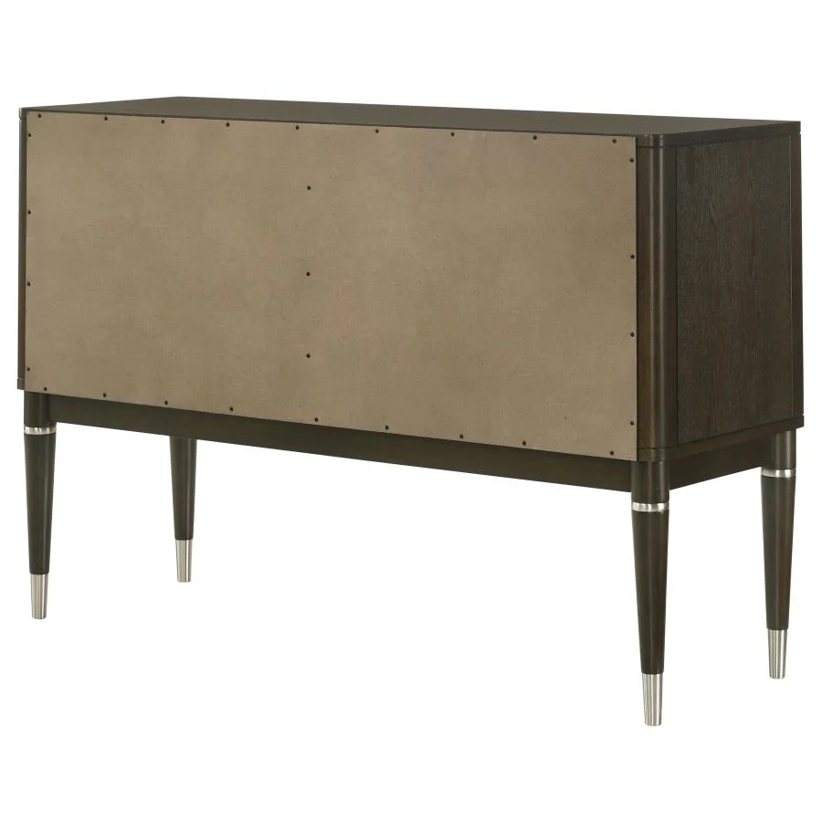 Reseda - 4-Door Dining Sideboard Server With Shelves - Ash Brown - Image 9