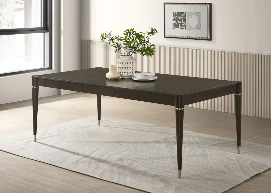 Reseda - Extension Leaf Dining Table - Ash Brown - Image 2