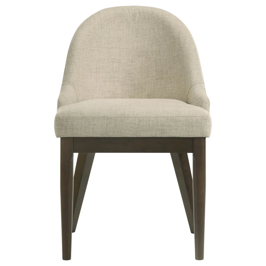 Reseda - Upholstered Dining Side Chair (Set of 2) - Beige - Image 4