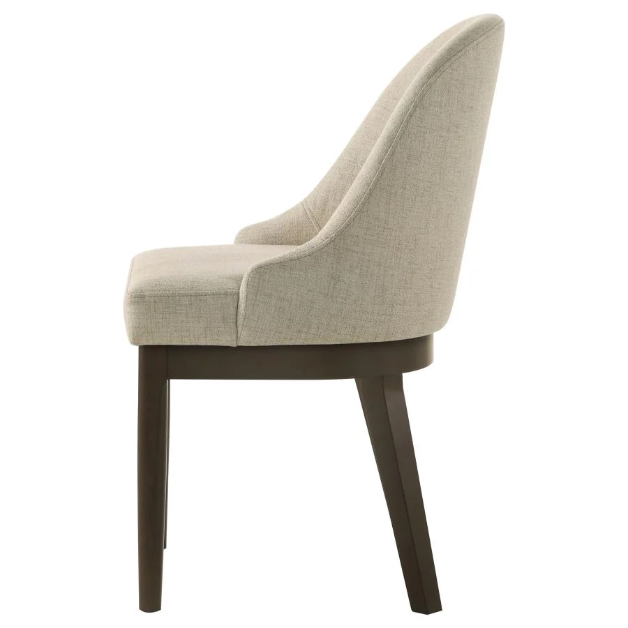 Reseda - Upholstered Dining Side Chair (Set of 2) - Beige - Image 6