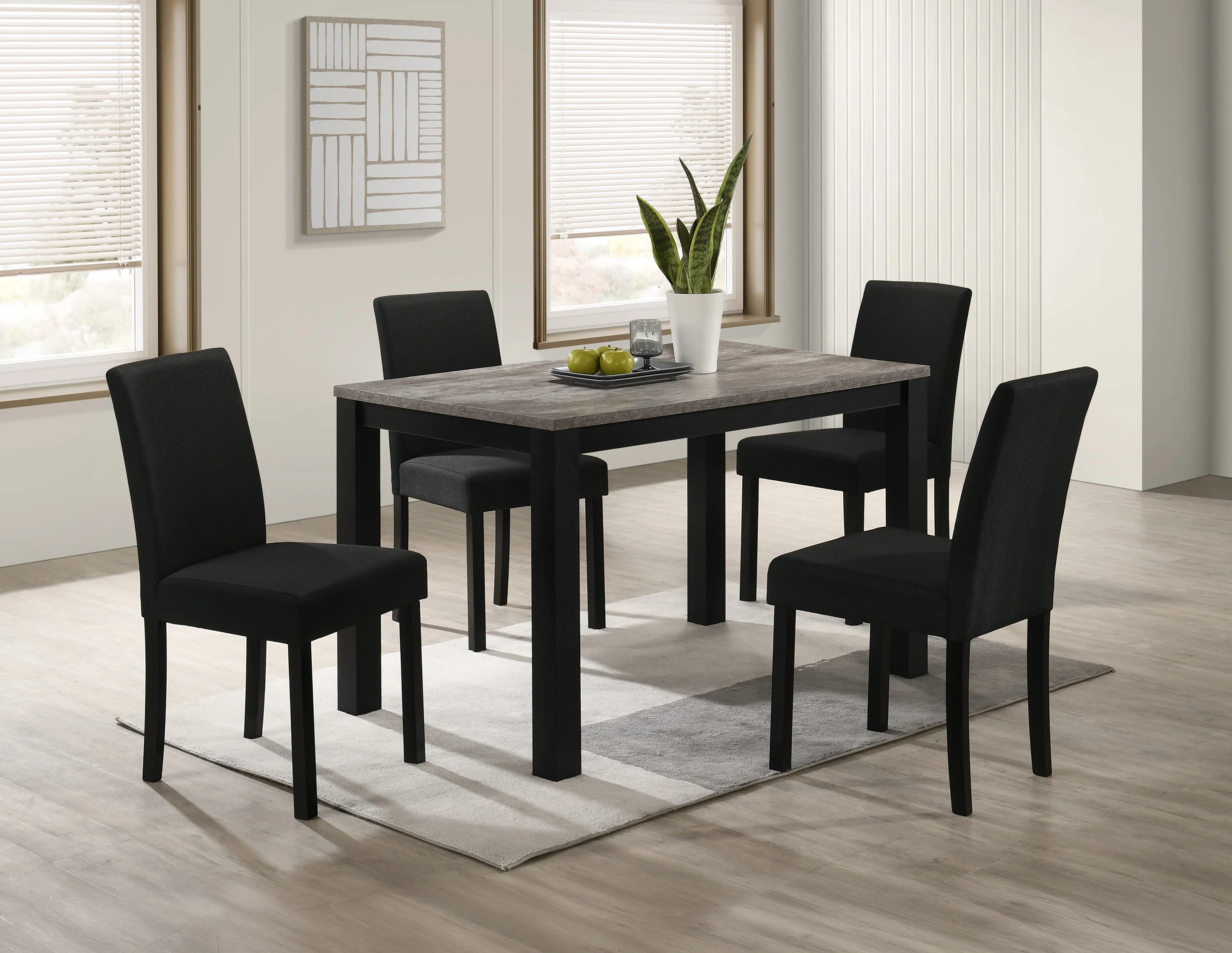 Resia Dining Table-Concrete