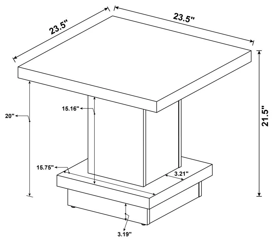 Reston - Engineered Wood Table - Image 13