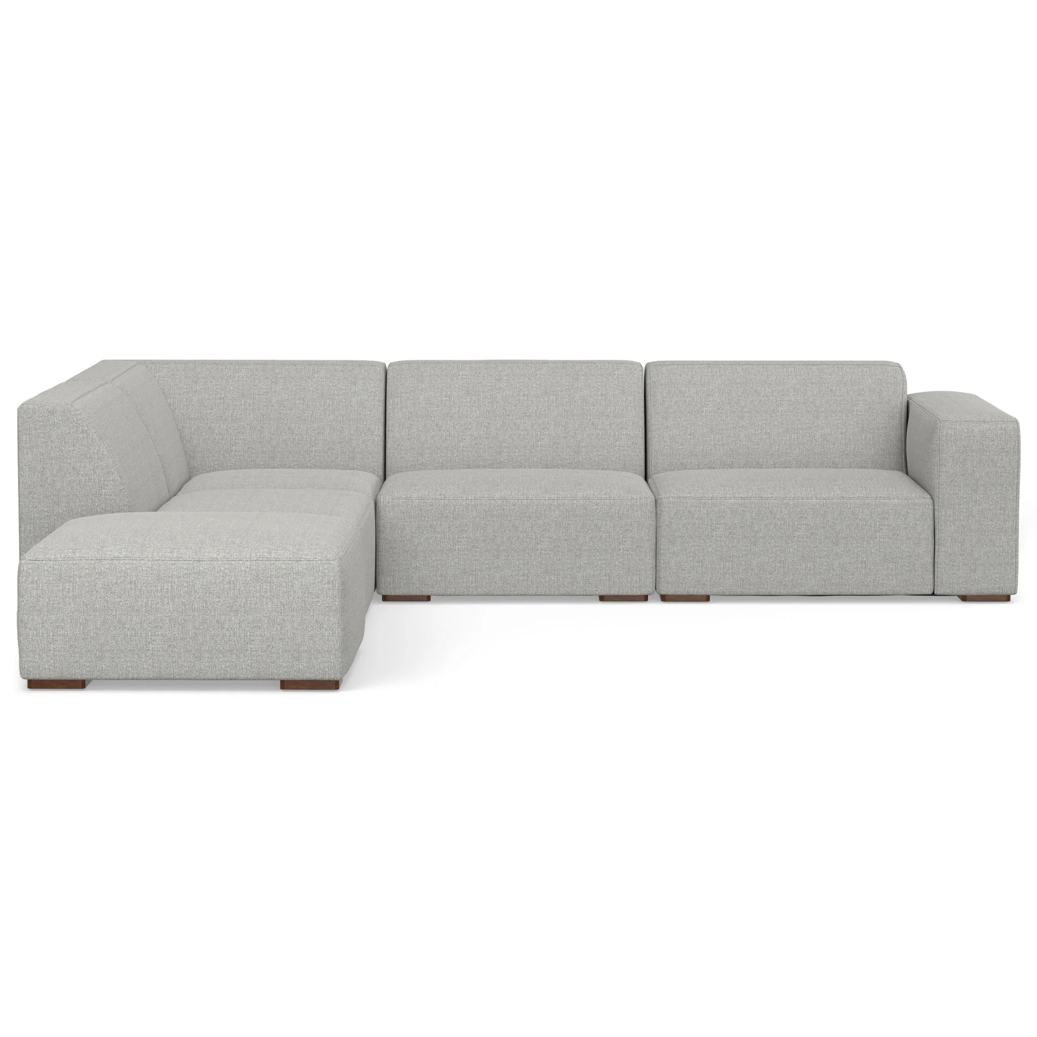 Rex - Handcrafted Sectional Sofa And Ottoman - Image 3