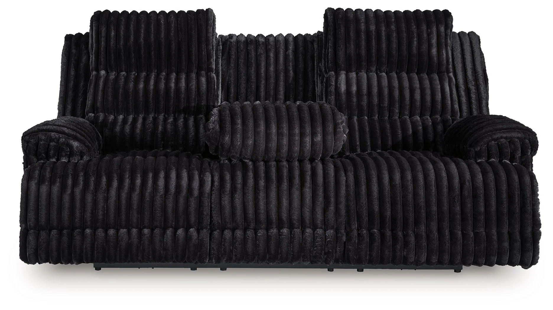 Rhine Falls - Reclining Power Sofa With Drop Down Table - Onyx - Image 6