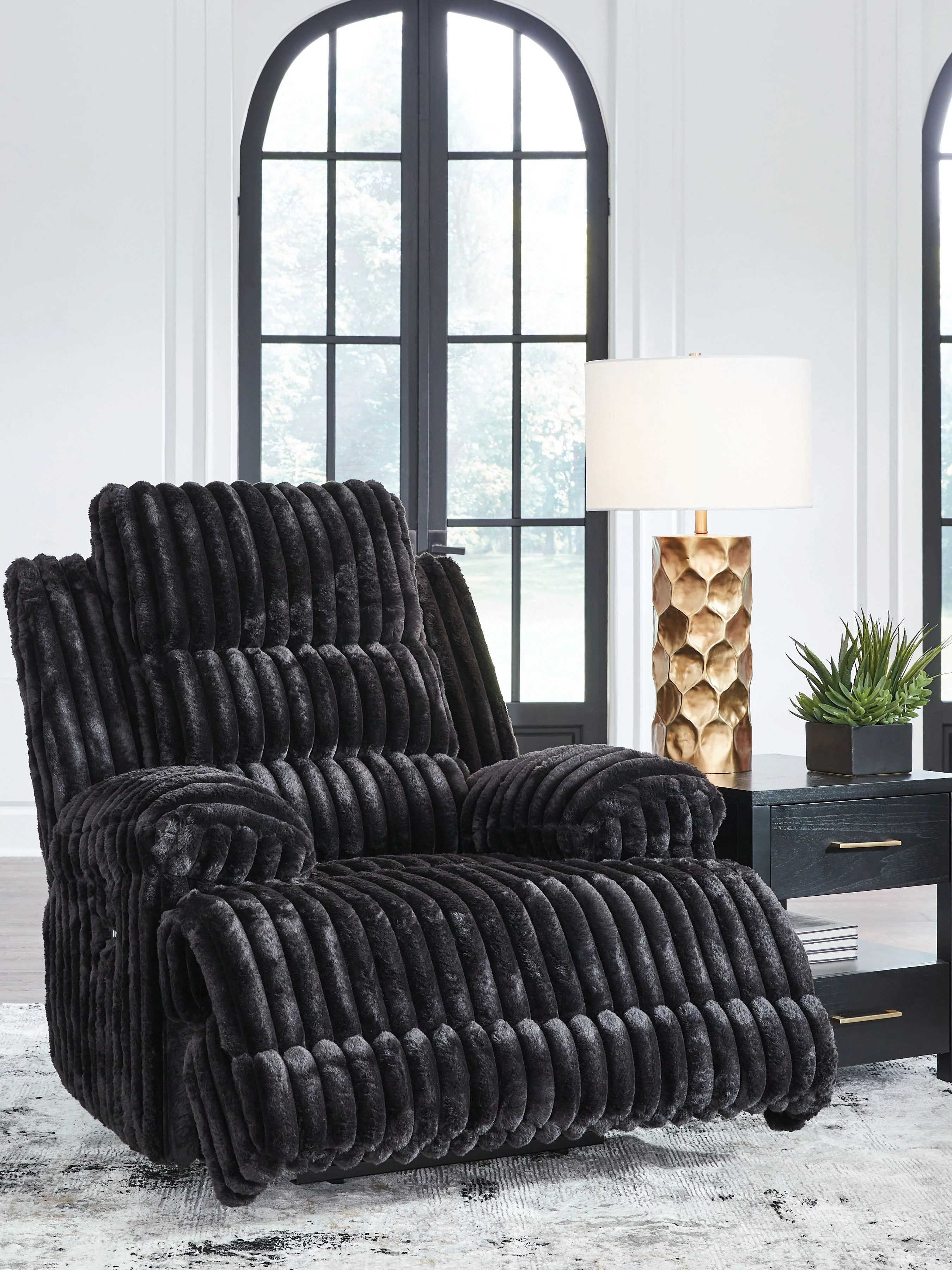 Rhine Falls - Zero Wall Power Recliner - Onyx - Image 5