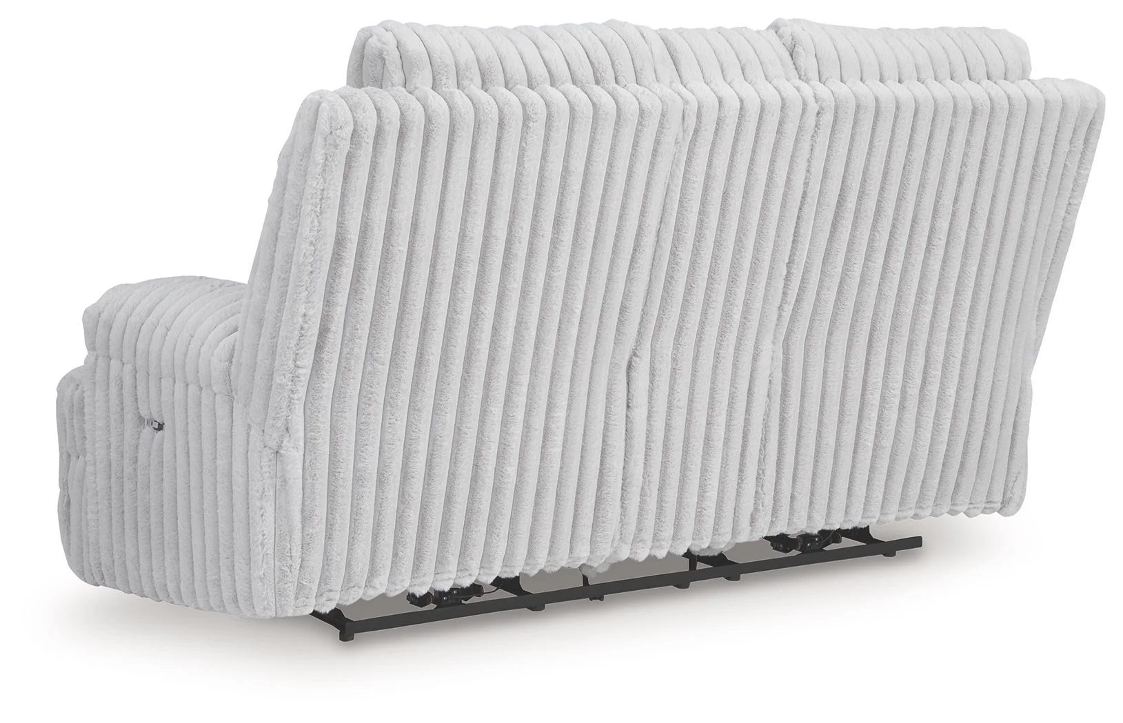Rhines Falls - Double Reclining Power Loveseat With Console - Alloy - Image 5