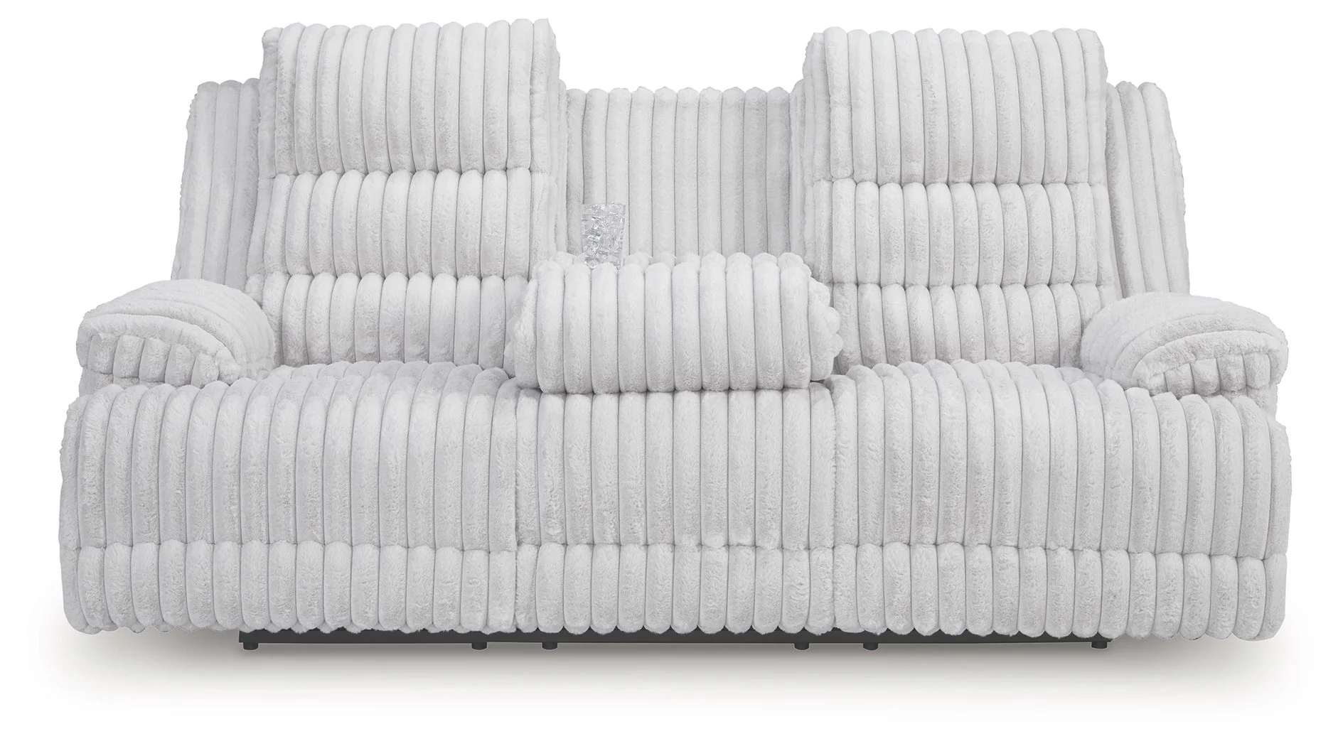 Rhines Falls - Reclining Power Sofa With Drop Down Table - Alloy - Image 8