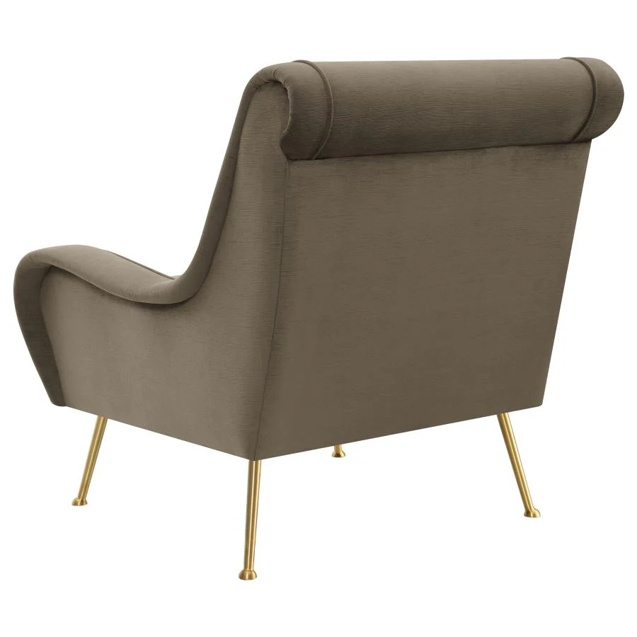 Ricci - Upholstered Saddle Arm Accent Chair - Image 12