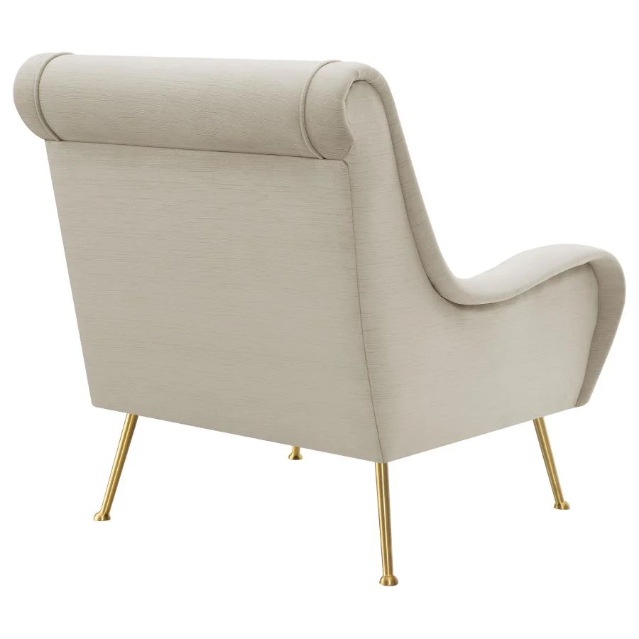 Ricci - Upholstered Saddle Arm Accent Chair - Image 13