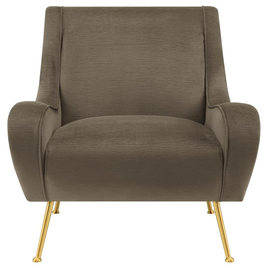 Ricci - Upholstered Saddle Arm Accent Chair - Image 6