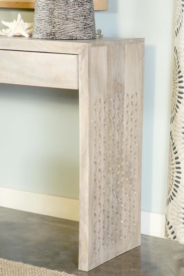 Rickman - 2-Drawer Wood Entryway Console Table - White Washed - Image 13