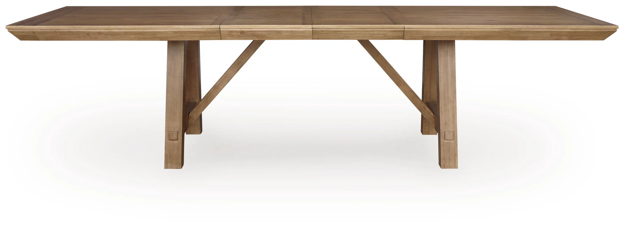 Ridgester - Rectangular Dining Room Extension Table - Light Brown - Image 5