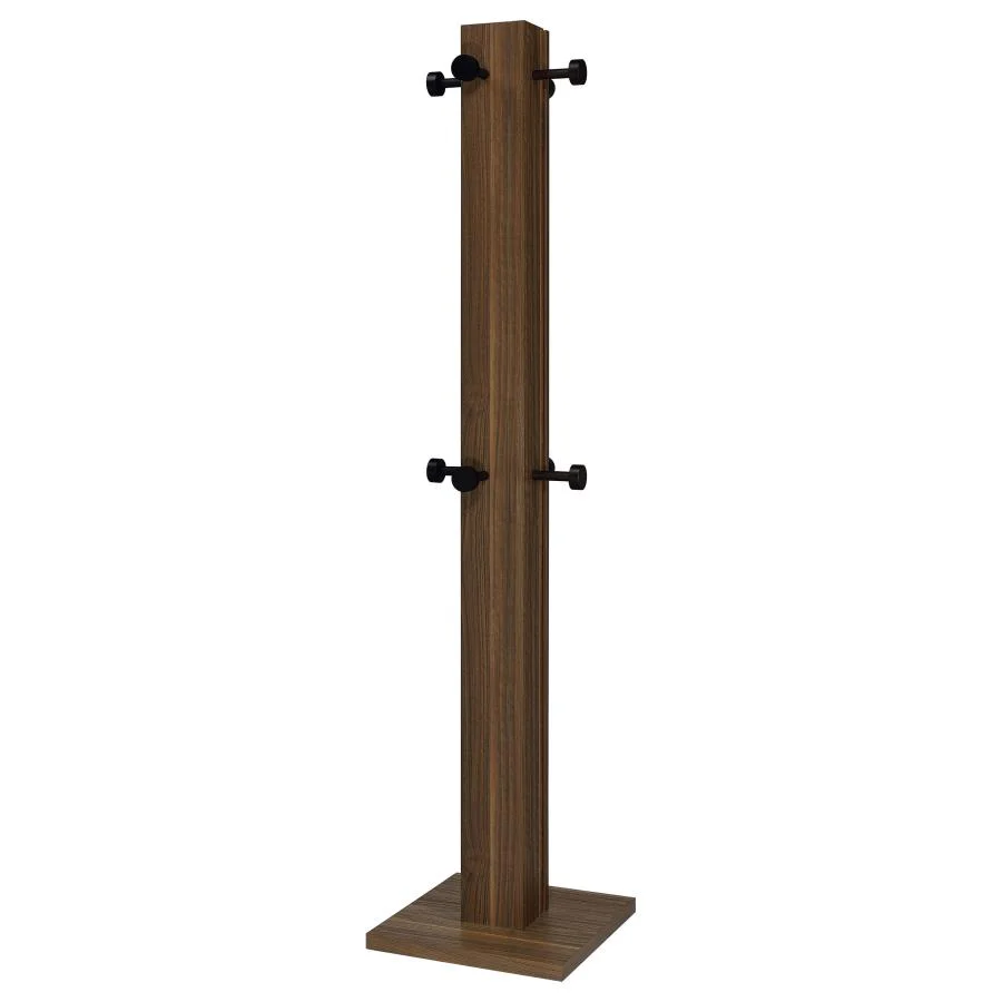 Rikkie - Coat Rack And Mirror - Walnut - Image 4