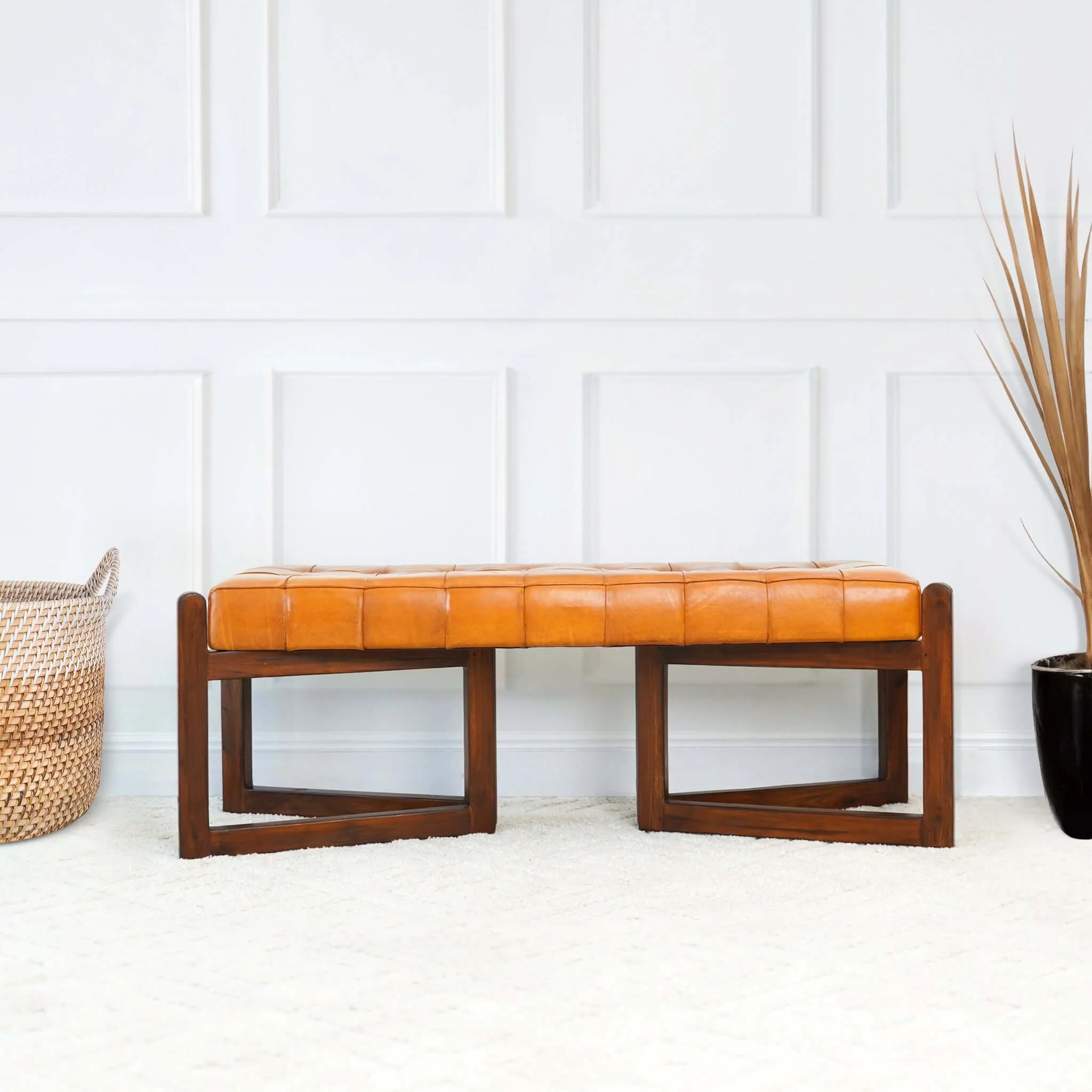 Riley - Bench - Brown / Rustic / Tan - Image 11
