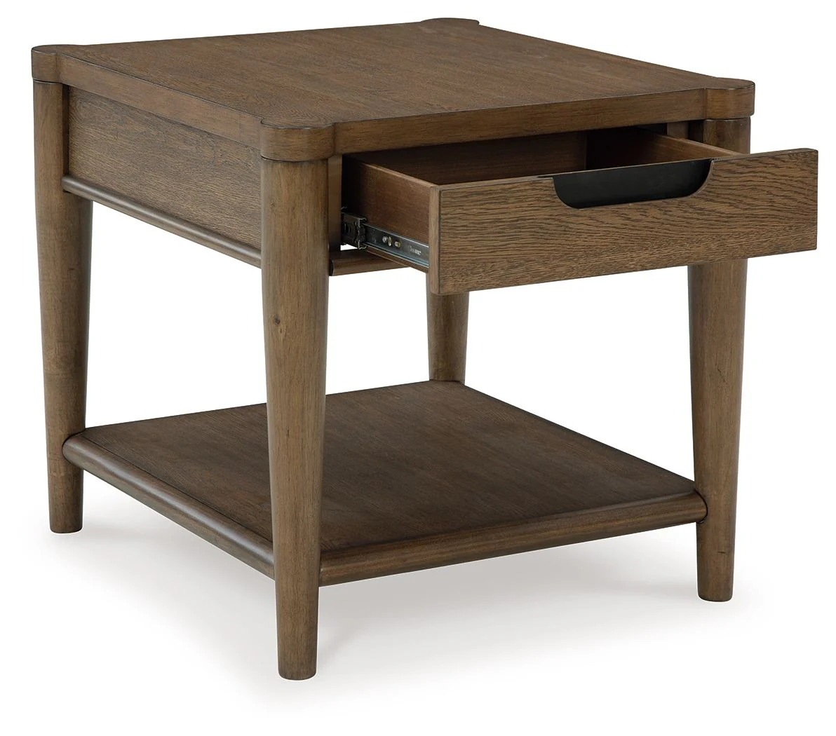 Roanhowe - Rectangular End Table - Brown - Image 4