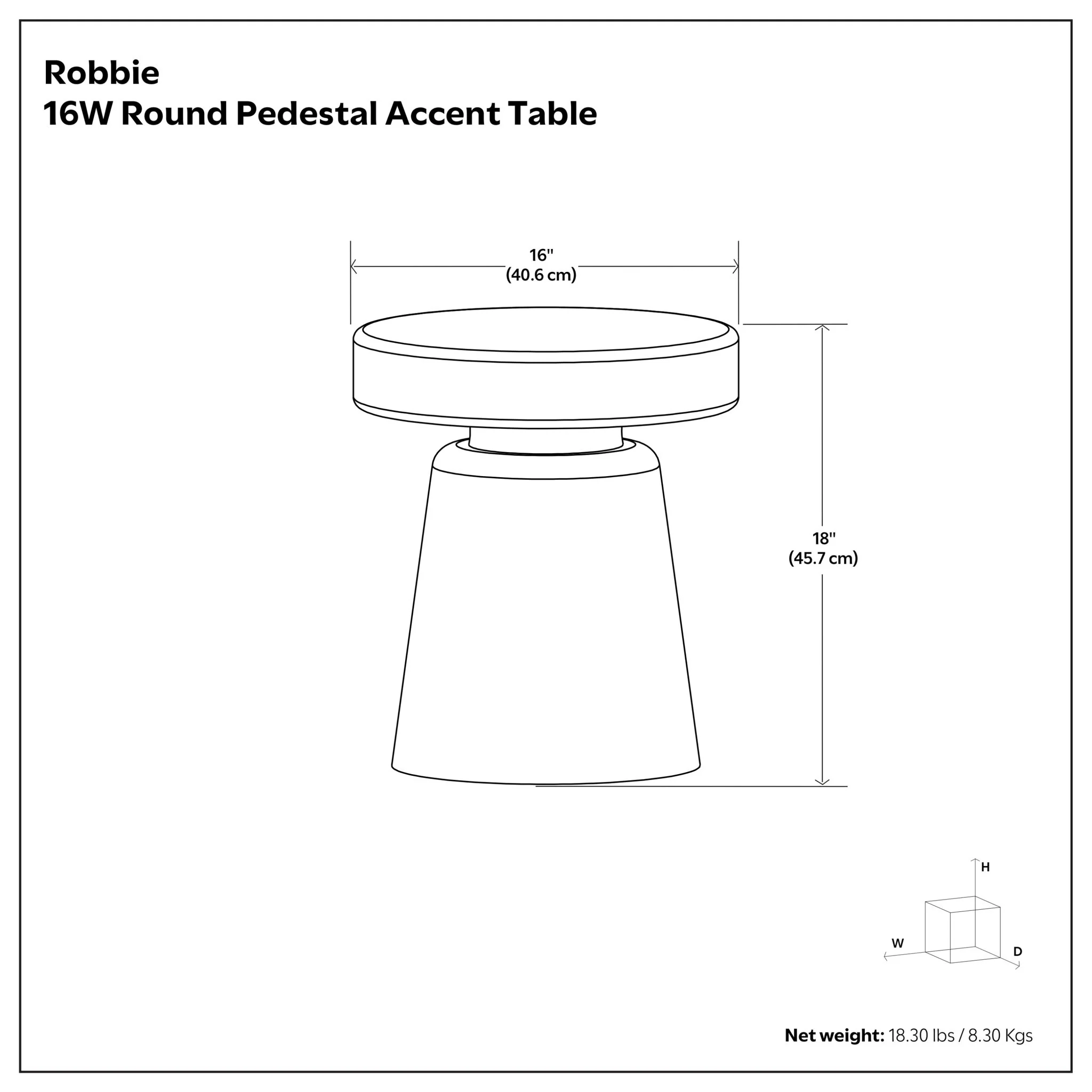 Robbie - Handcrafted Accent Table - Image 29