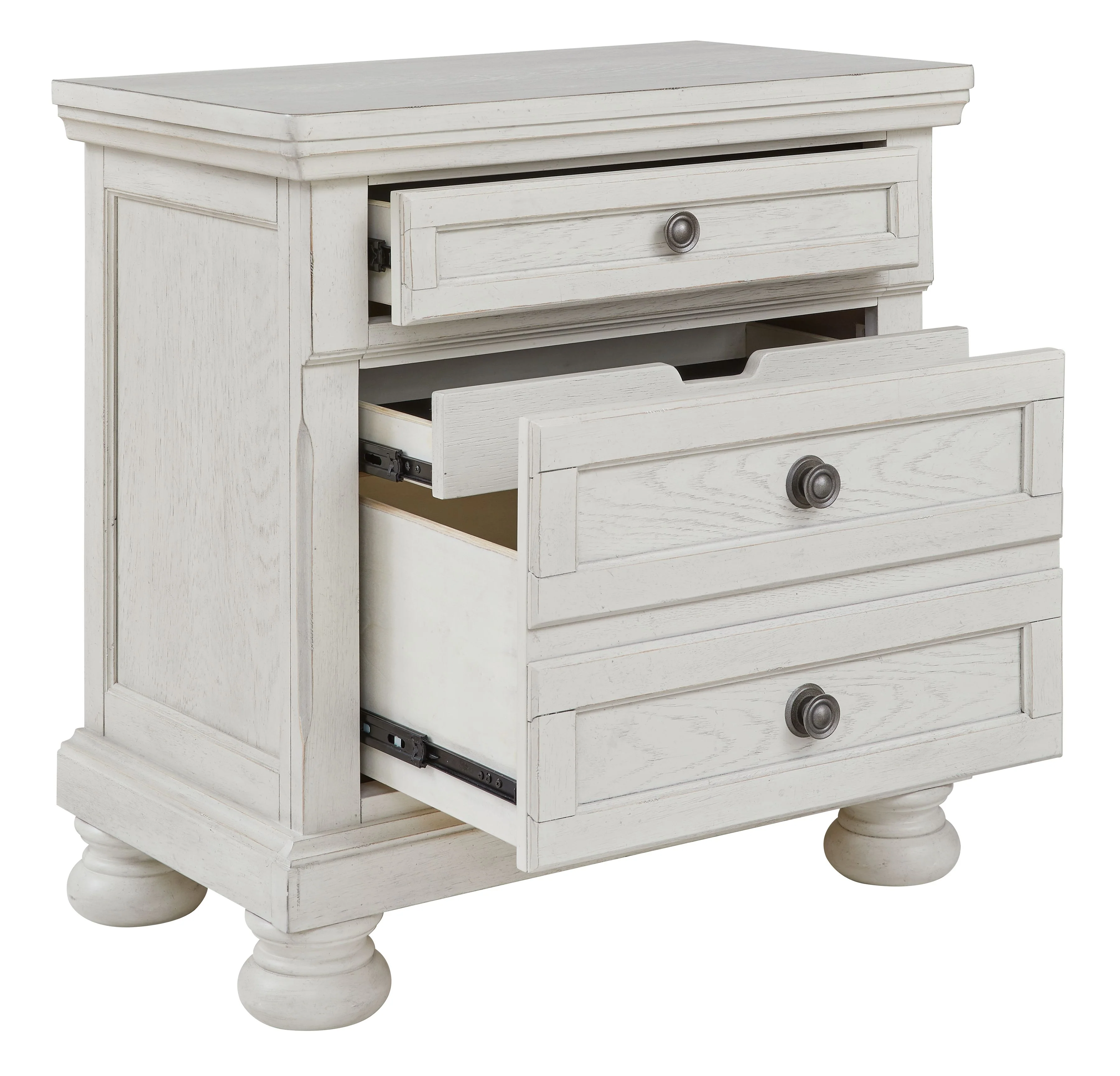 Robbinsdale - Two Drawer Night Stand - Antique White - Image 2