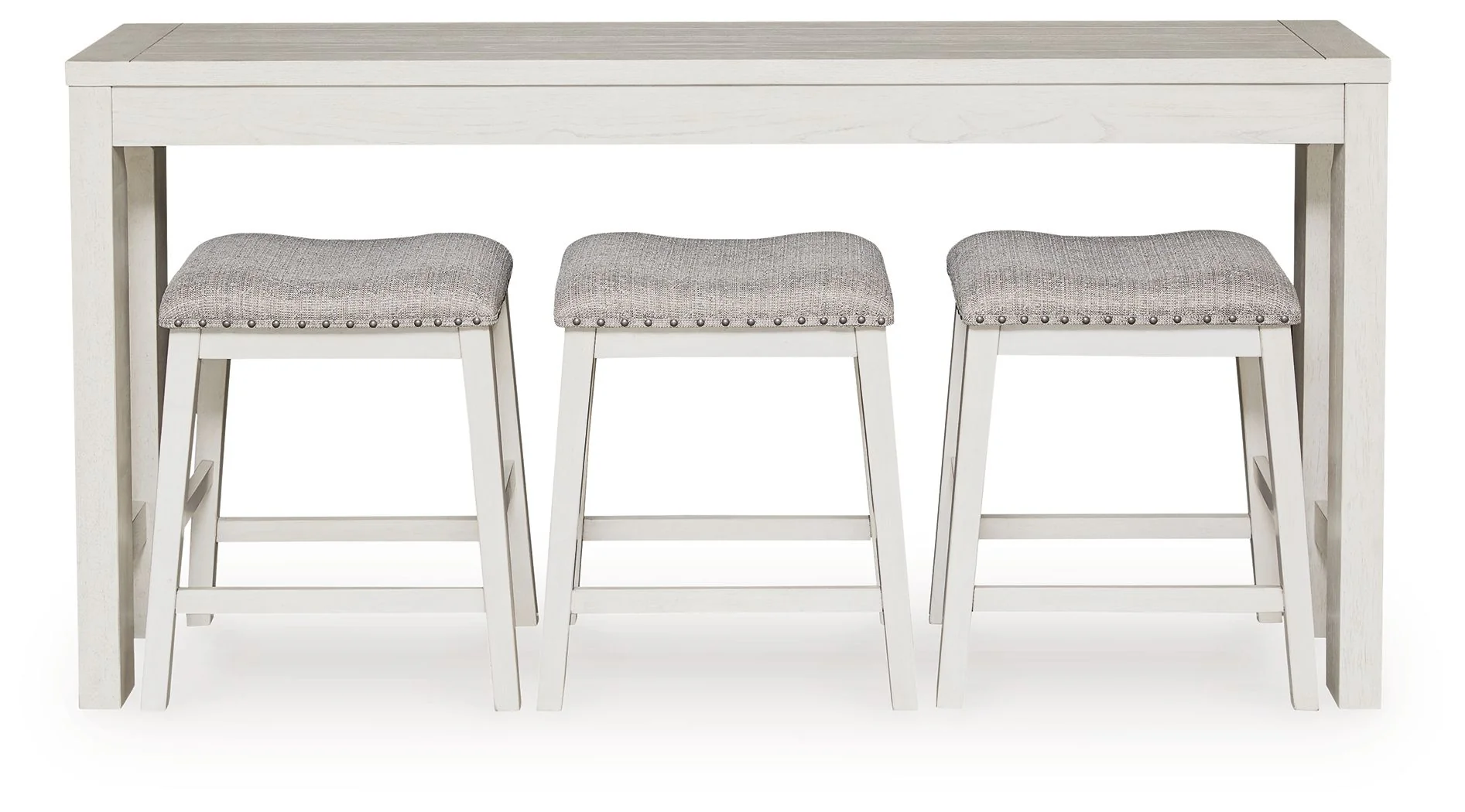 Robbinsdale - Rectangular Dining Room Counter Table Set (Set of 4) - Antique White - Image 7