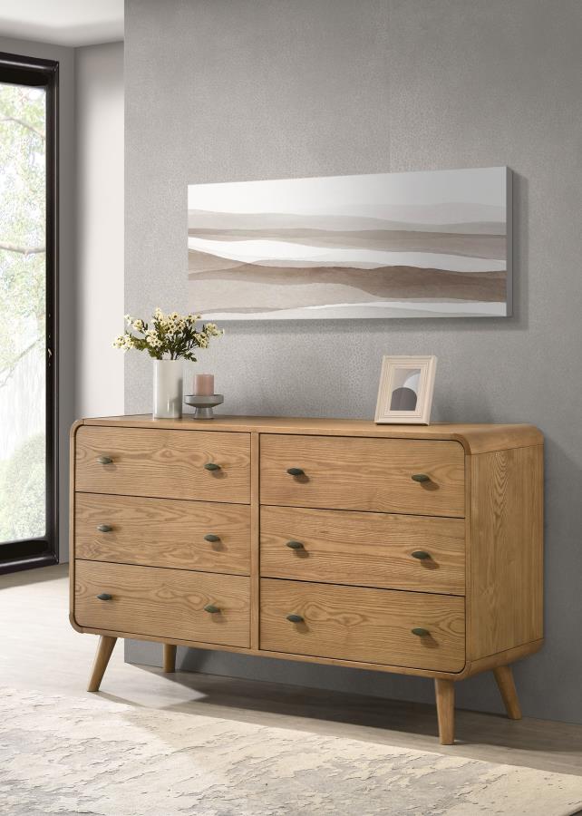 Robyn - 6-Drawer Bedroom Dresser - Image 4