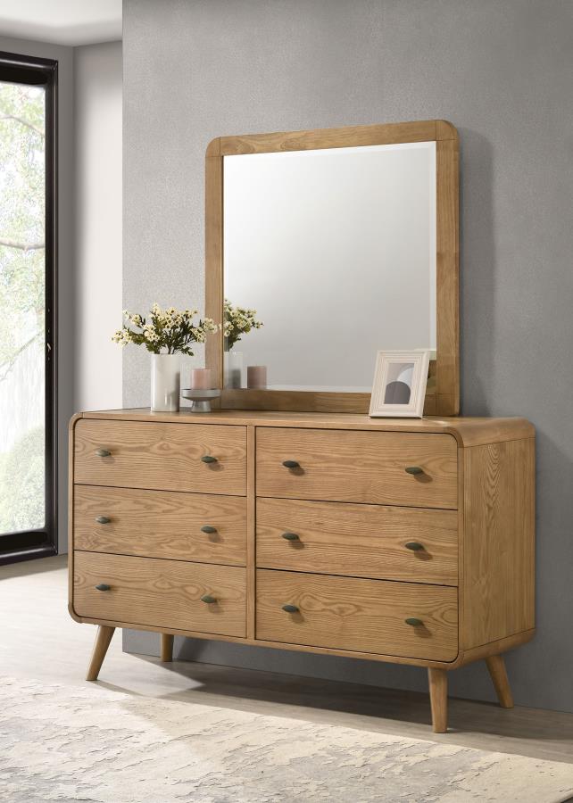 Robyn - 6-Drawer Bedroom Dresser And Mirror - Image 4