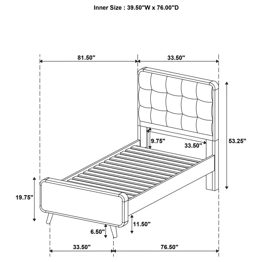 Robyn - Wood Panel Bed - Image 110