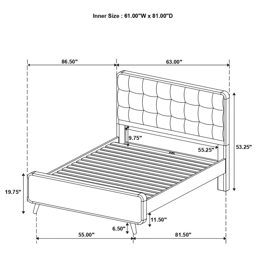 Robyn - Wood Panel Bed - Image 94