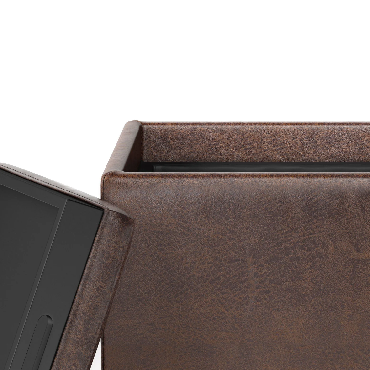 Rockwood - Upholstered Cube Storage Ottoman With Tray - Image 48