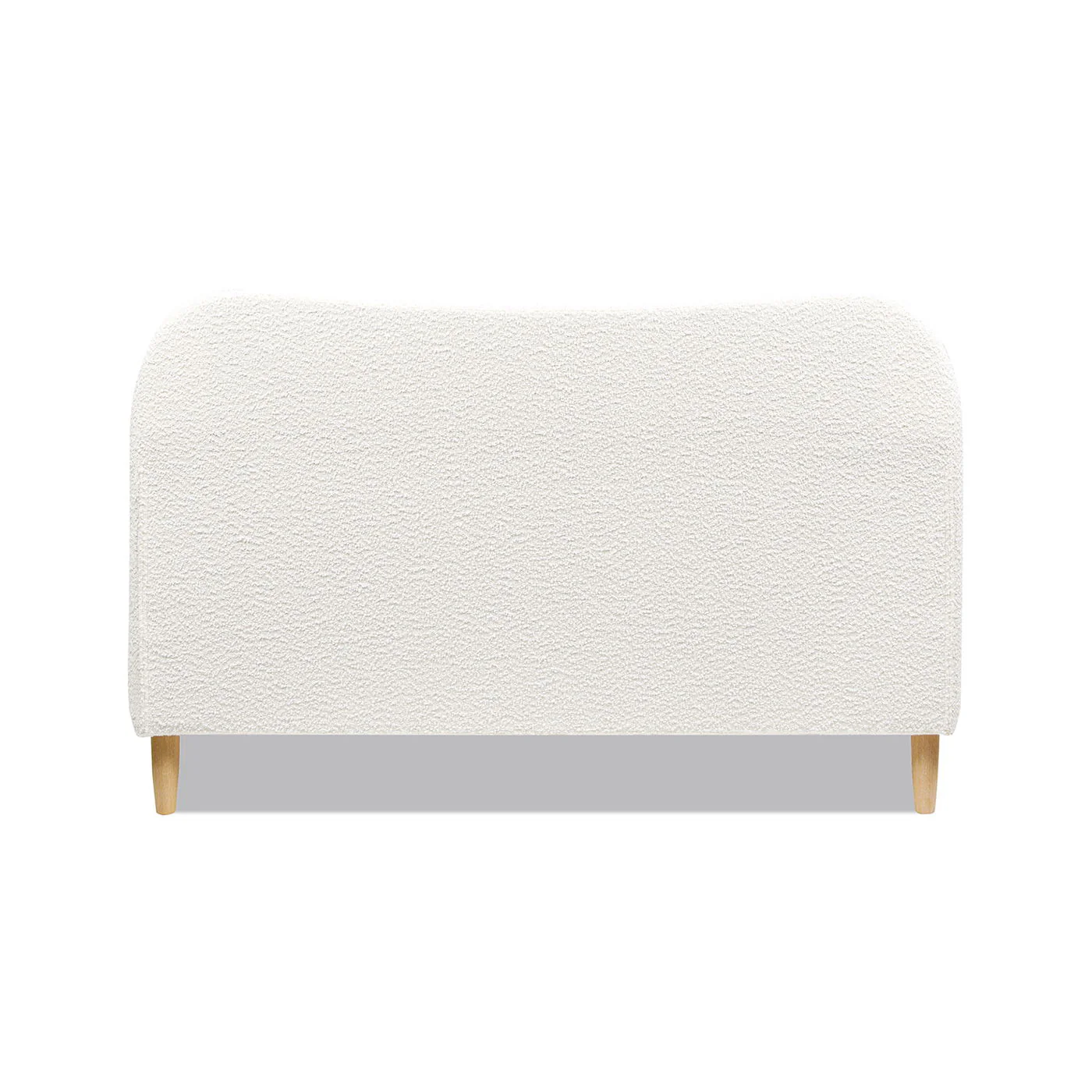 Roman - Curved Headboard Upholstered Platform Bed - Image 11