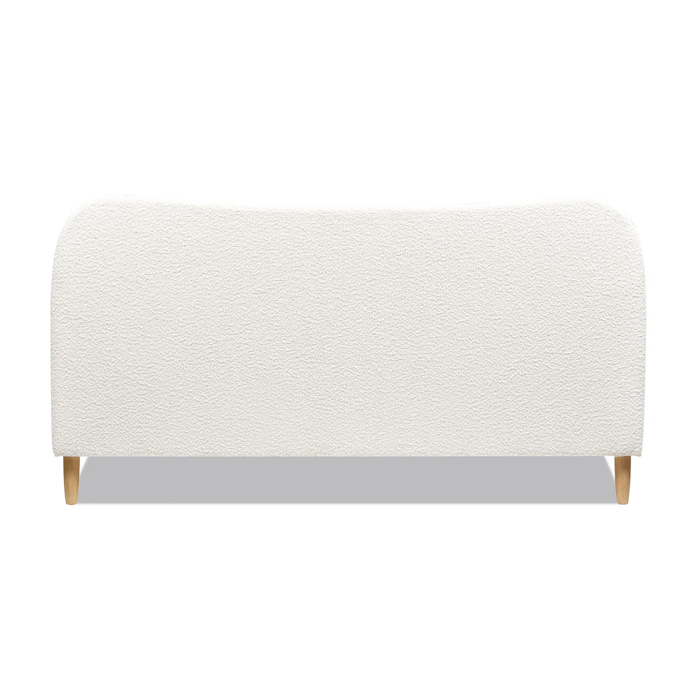 Roman - Curved Headboard Upholstered Platform Bed - Image 7