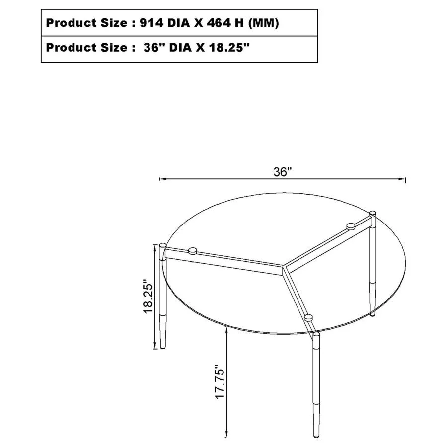 Rosalie - Round Coffee And End Table Set - Image 24