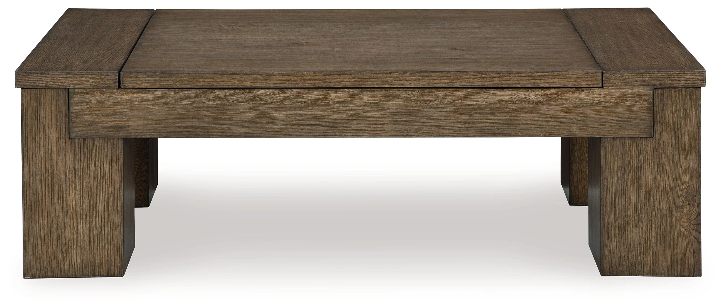 Rosswain - Lift Top Cocktail Table - Warm Brown - Image 7