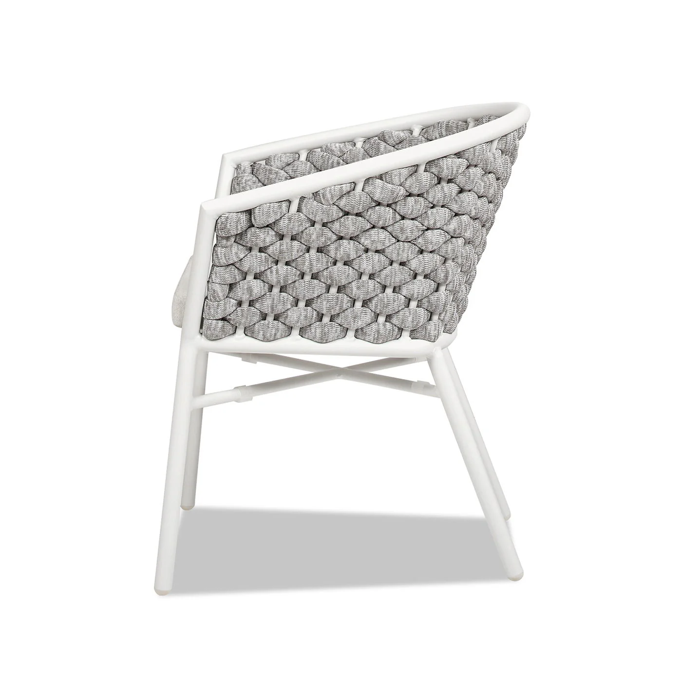 Rowan - Rope Barrel Back Patio Dining Chairs (Set of 2) - Optic White - Image 7