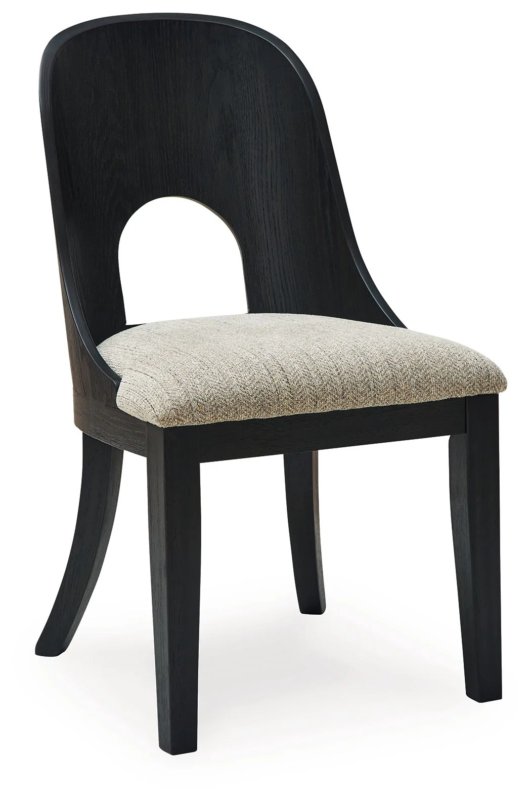 Rowanbeck - Dining Upholstered Side Chair (Set of 2) - Gray / Black - Image 6