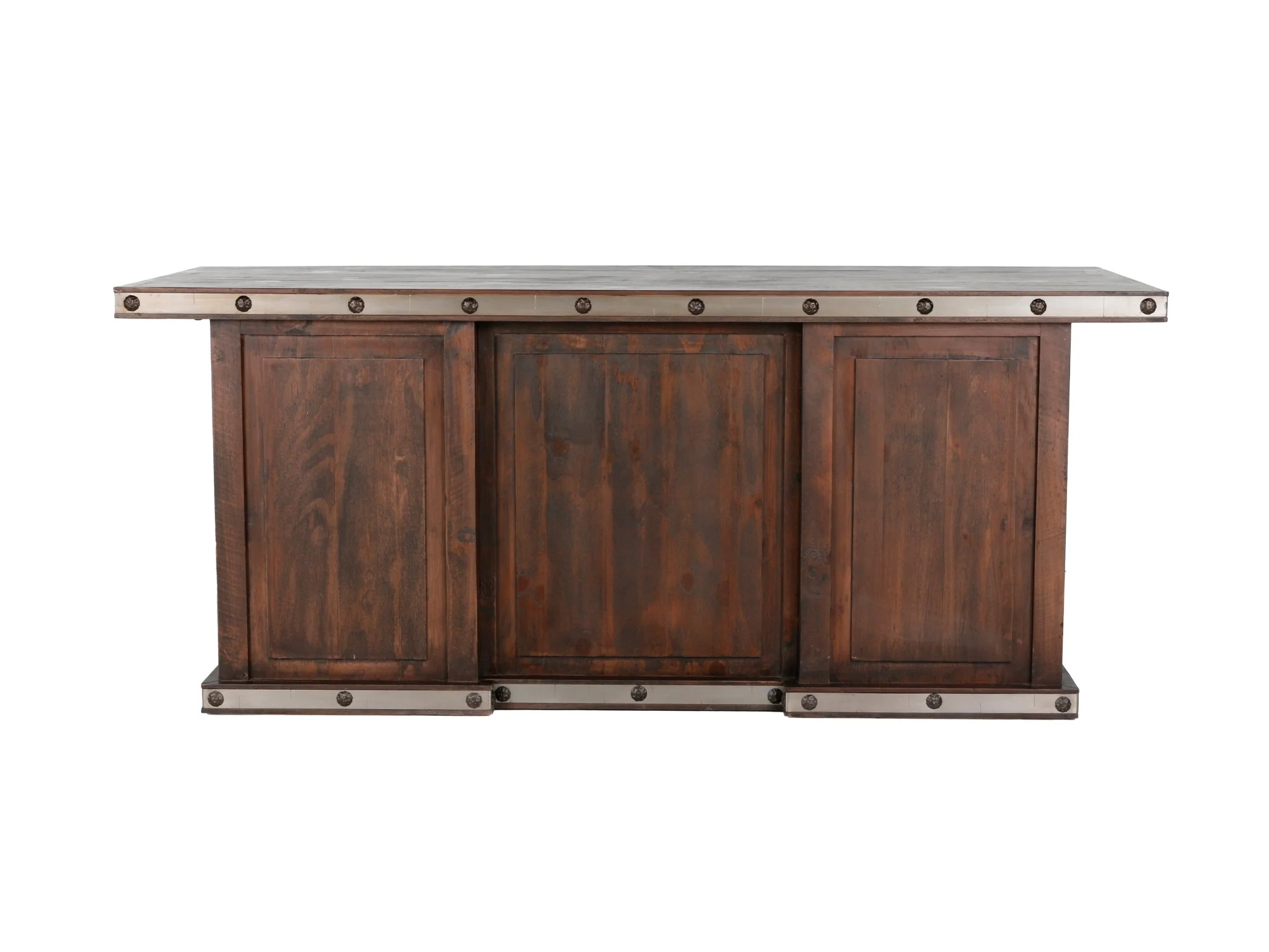 HACIENDA RUSTIC NAIL HEAD DESK - Image 6