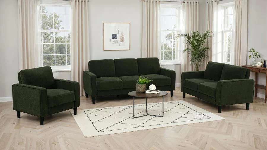 Ruth - Upholstered Track Arm Loveseat - Image 46