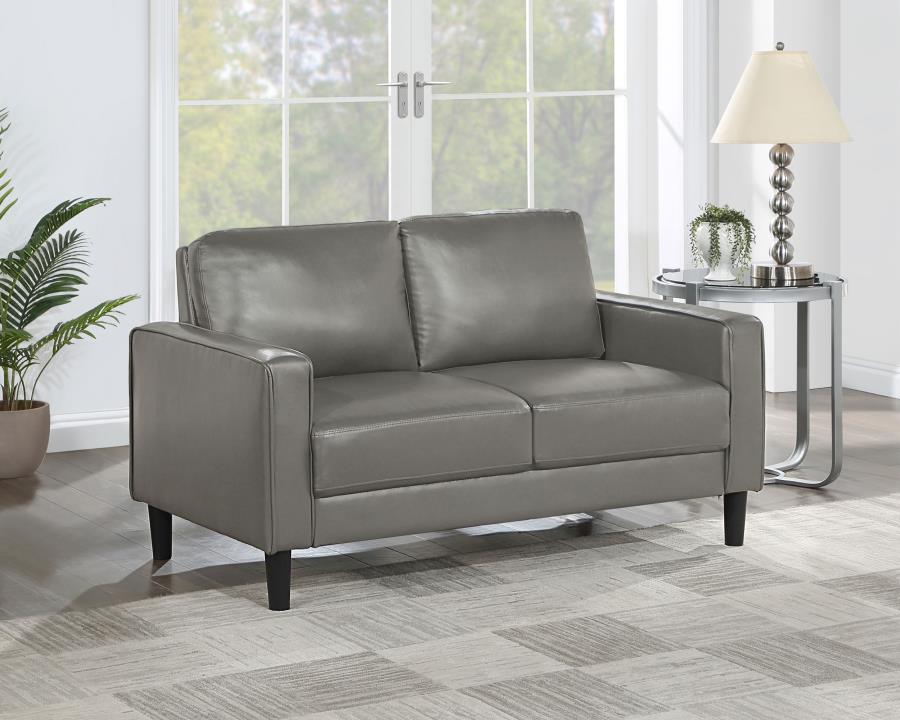 Ruth - Upholstered Track Arm Loveseat - Image 6