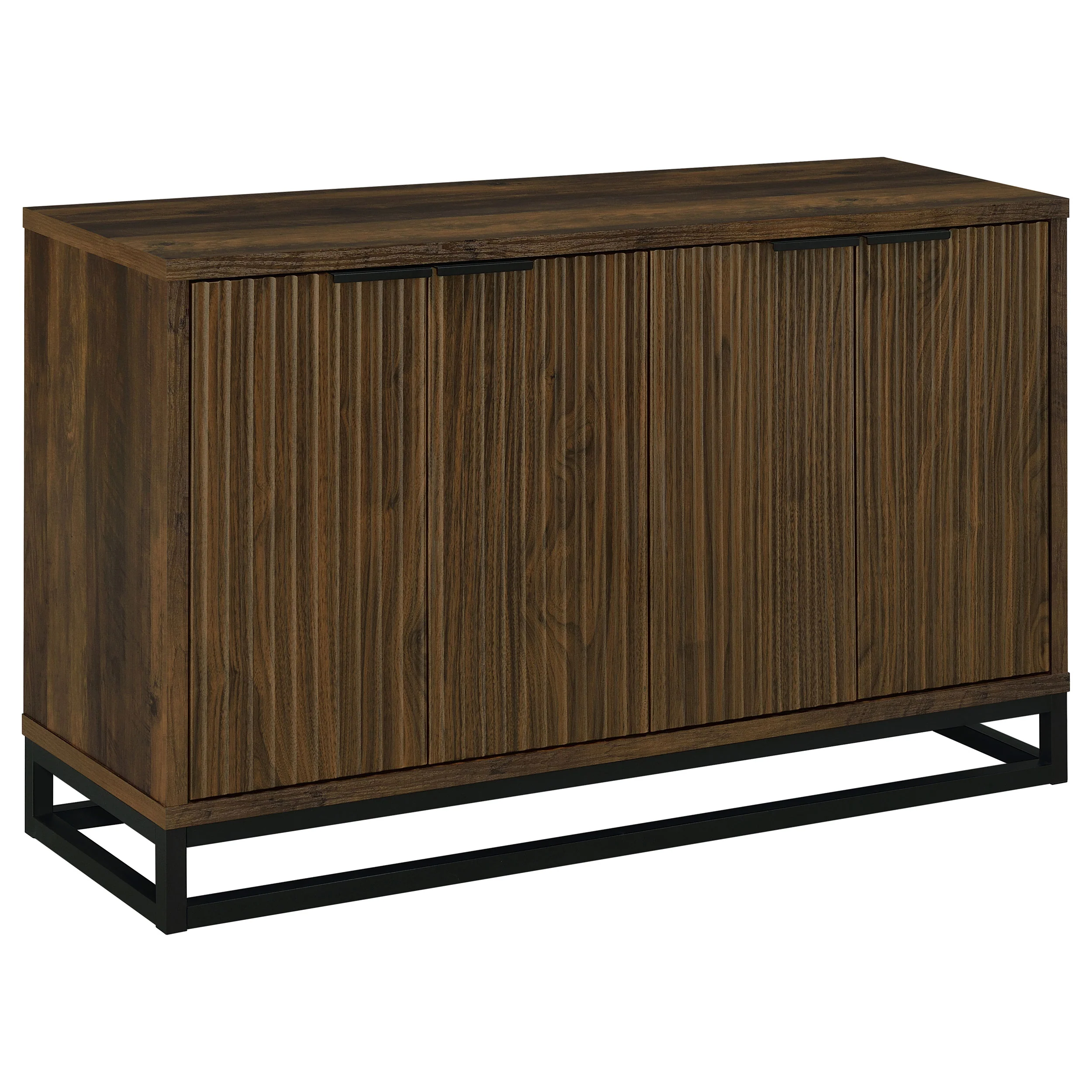 Ryatt - 4 Door Engineered Wood Accent Cabinet - Dark Pine - Image 14