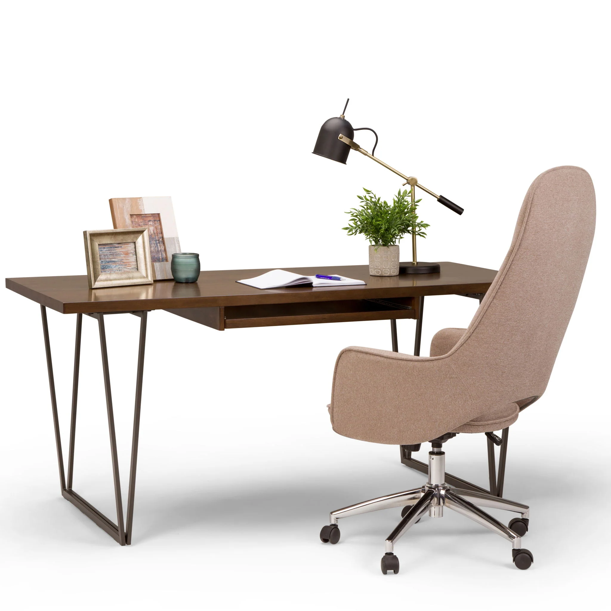 Ryder - Desk - Natural Aged Brown - Image 4