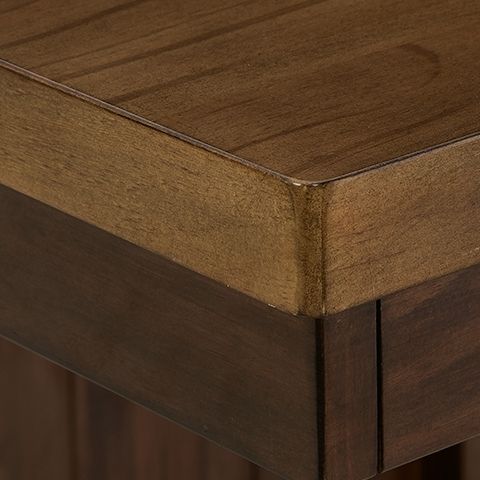 Rylandeen - Rectangular Dining Room Counter Height Extension Table - Light Brown / Dark Brown - Image 7