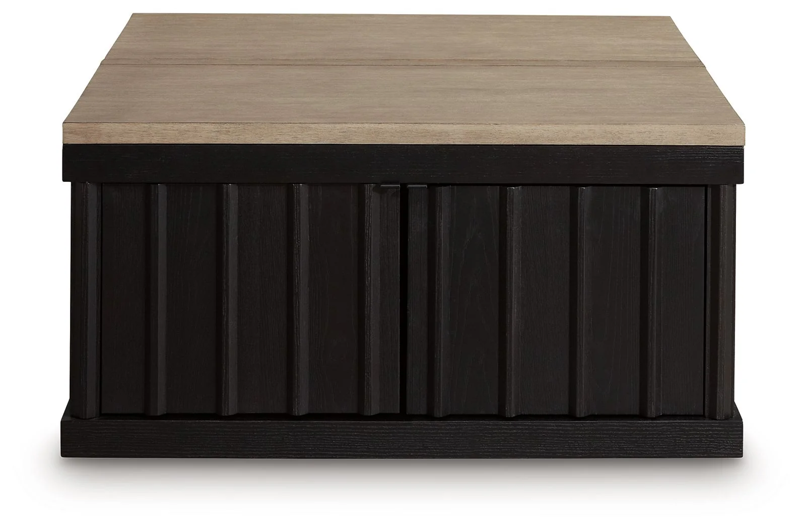 Rylandyn - Lift Top Cocktail Table - Black / Light Brown - Image 9