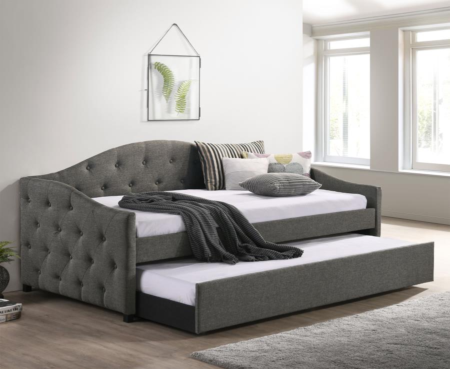 Sadie - Upholstered Daybed With Trundle - Image 2