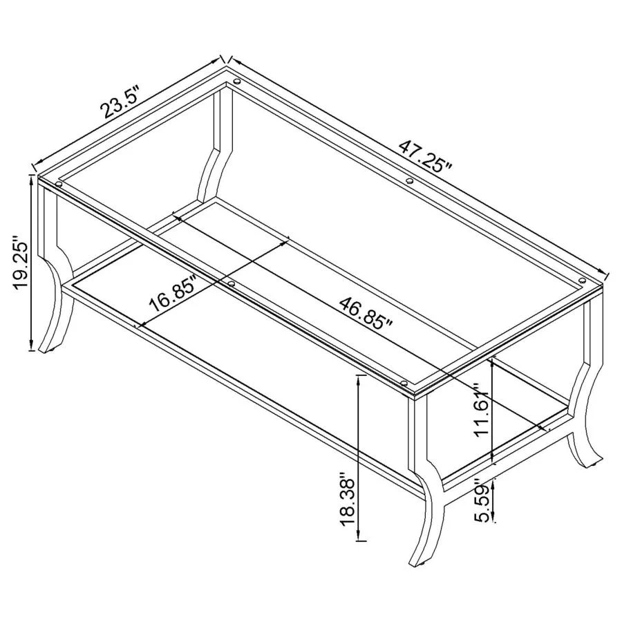 Saide - Glass Top Coffee And End Table Set - Image 12