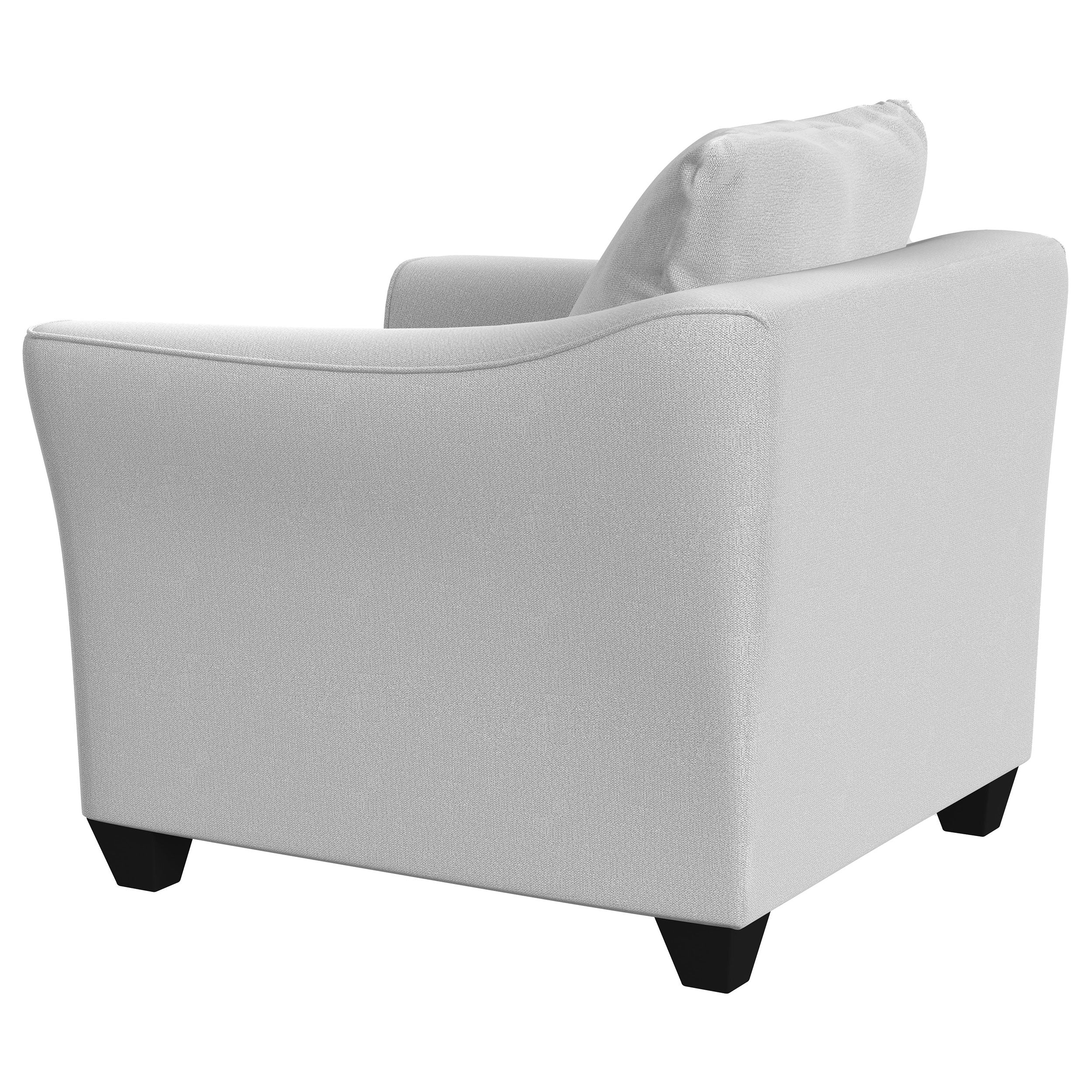 Salizar Upholstered Flared Arm Accent Chair Sand - Image 6