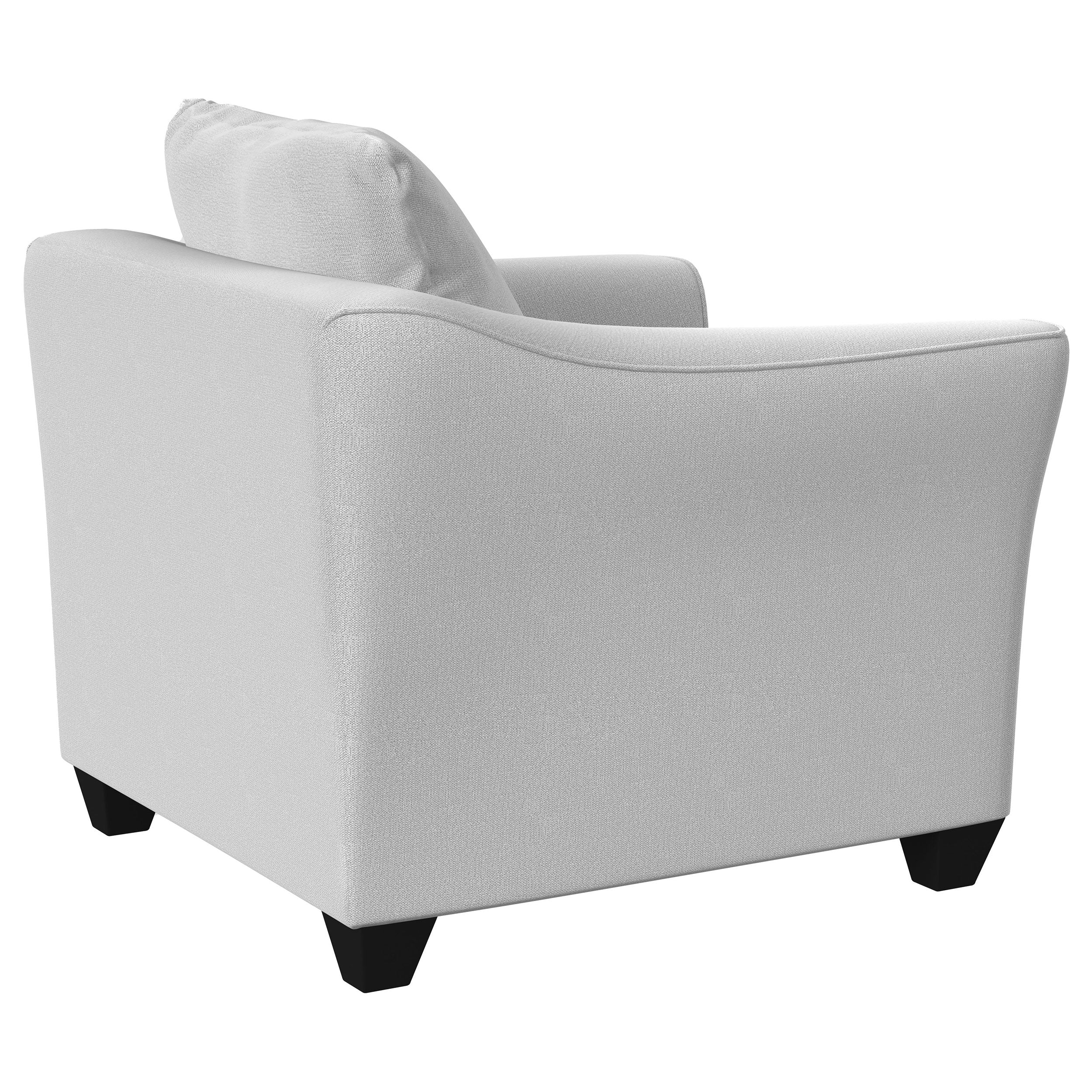 Salizar Upholstered Flared Arm Accent Chair Sand - Image 8