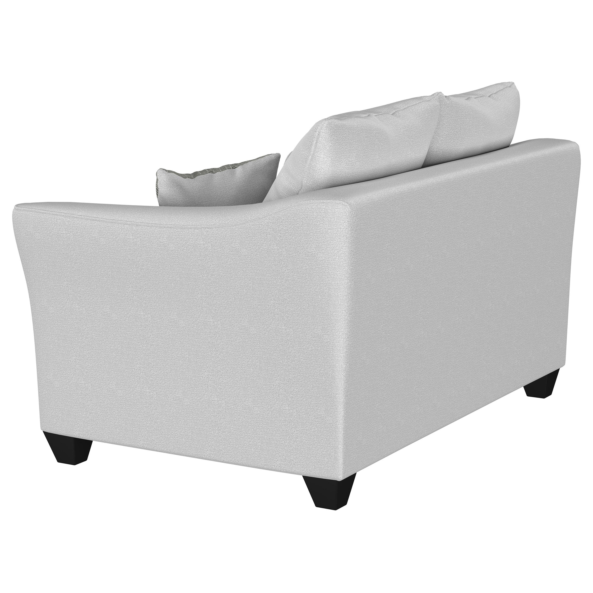 Salizar Upholstered Flared Arm Loveseat Sand - Image 6