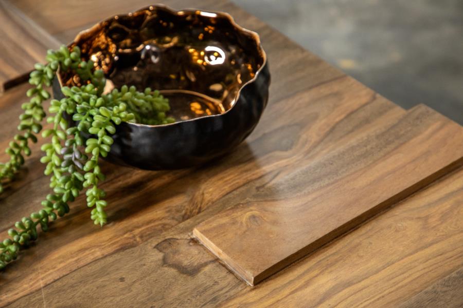 Samira - Square Solid Wood Coffee Table - Natural Sheesham - Image 7
