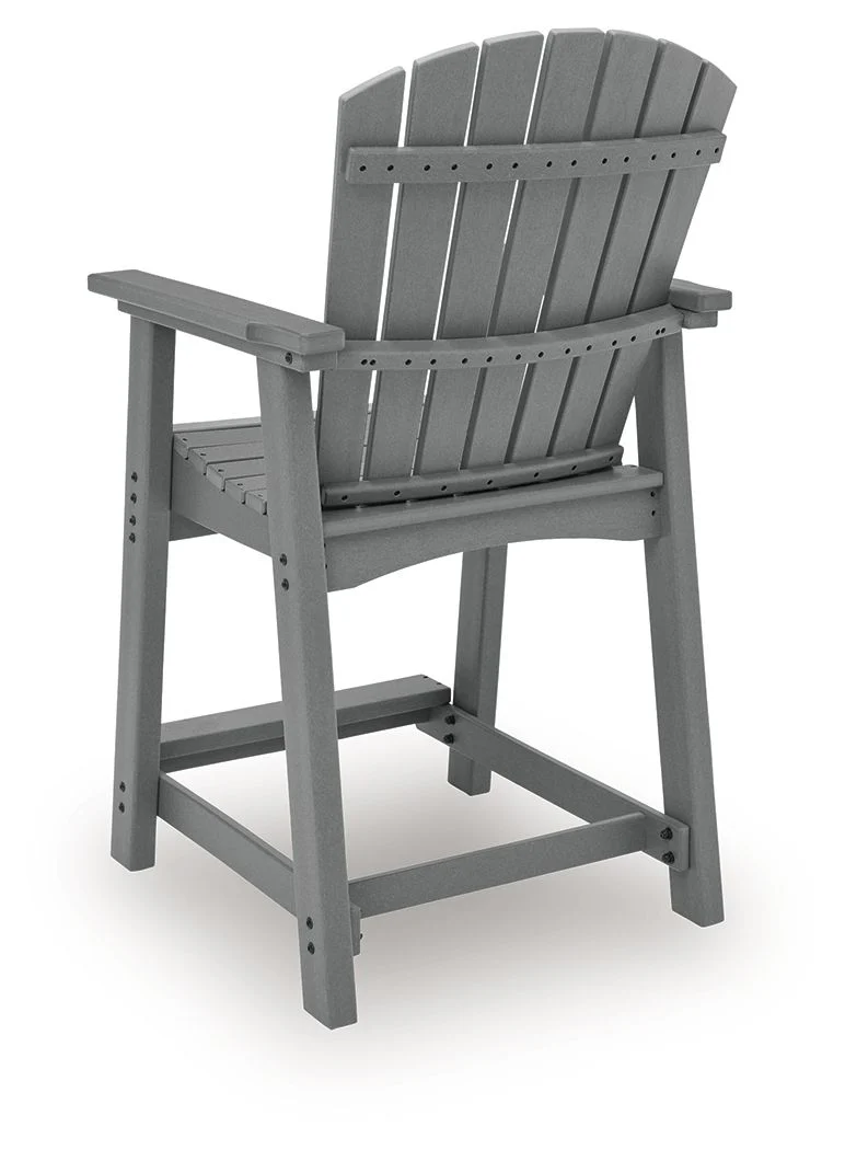 Sanctuary Beach - Barstool (Set of 2) - Dark Gray - Image 5