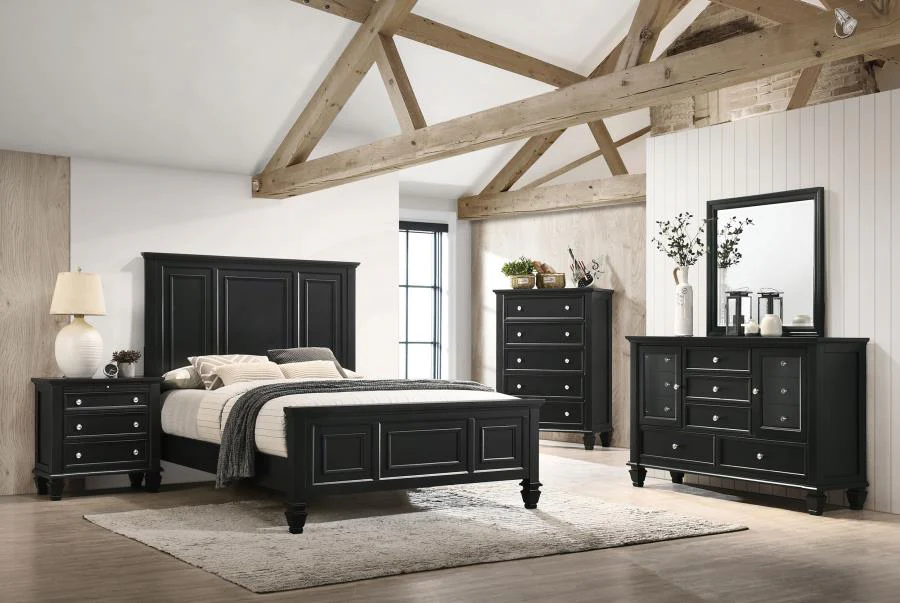 Sandy Beach 3-drawer Nightstand Black - Image 13